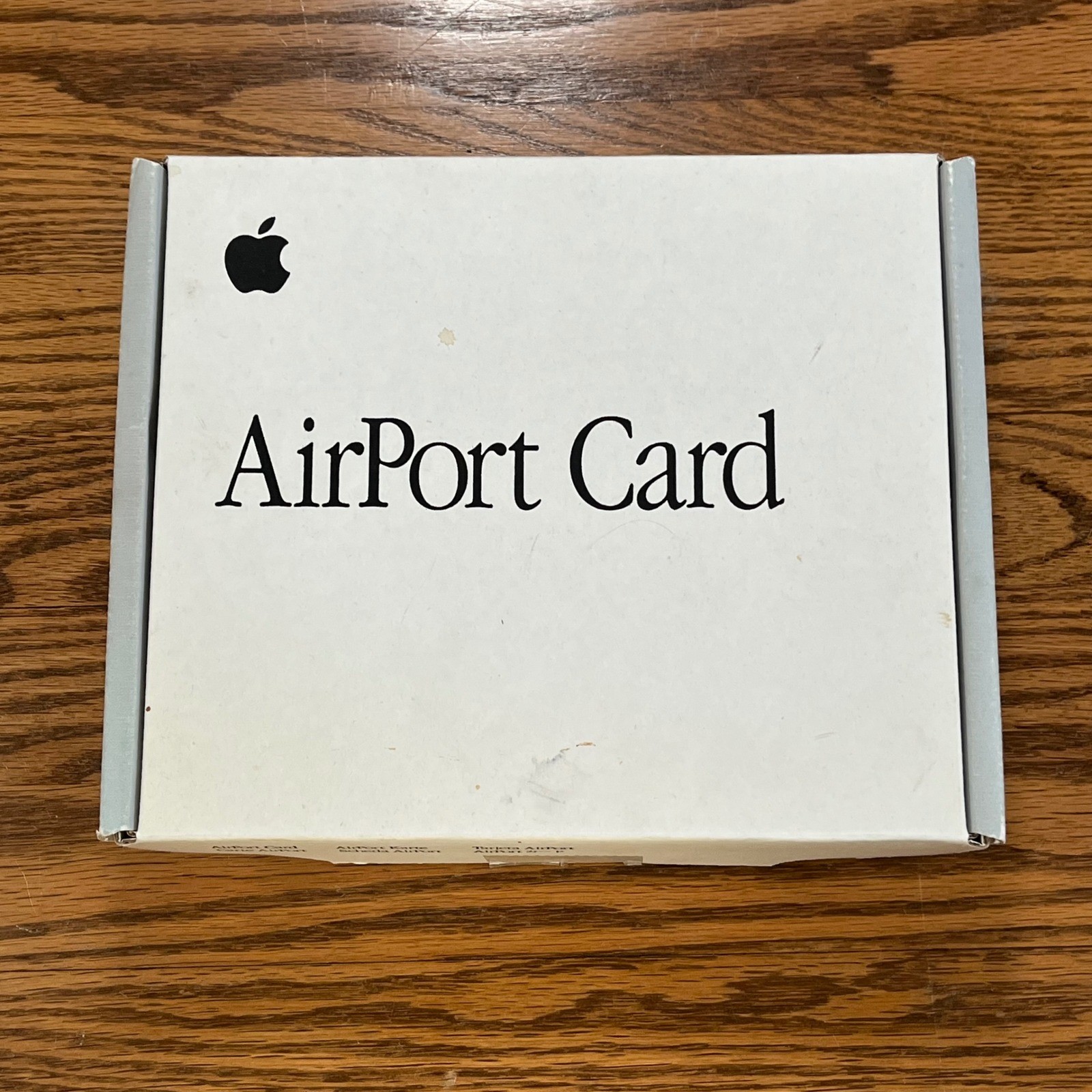 Vintage Apple AirPort Card Box Manuals CD Only M7600LL/D 2002 No Card