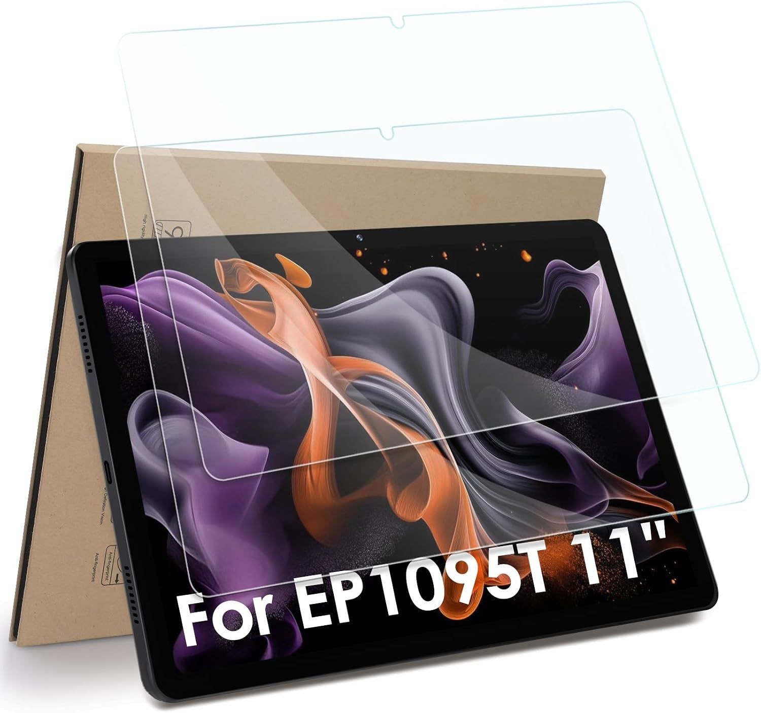 2-Pack Screen Protector for ApoloMedia EP1095T 11" Tablet, Anti-Scratch