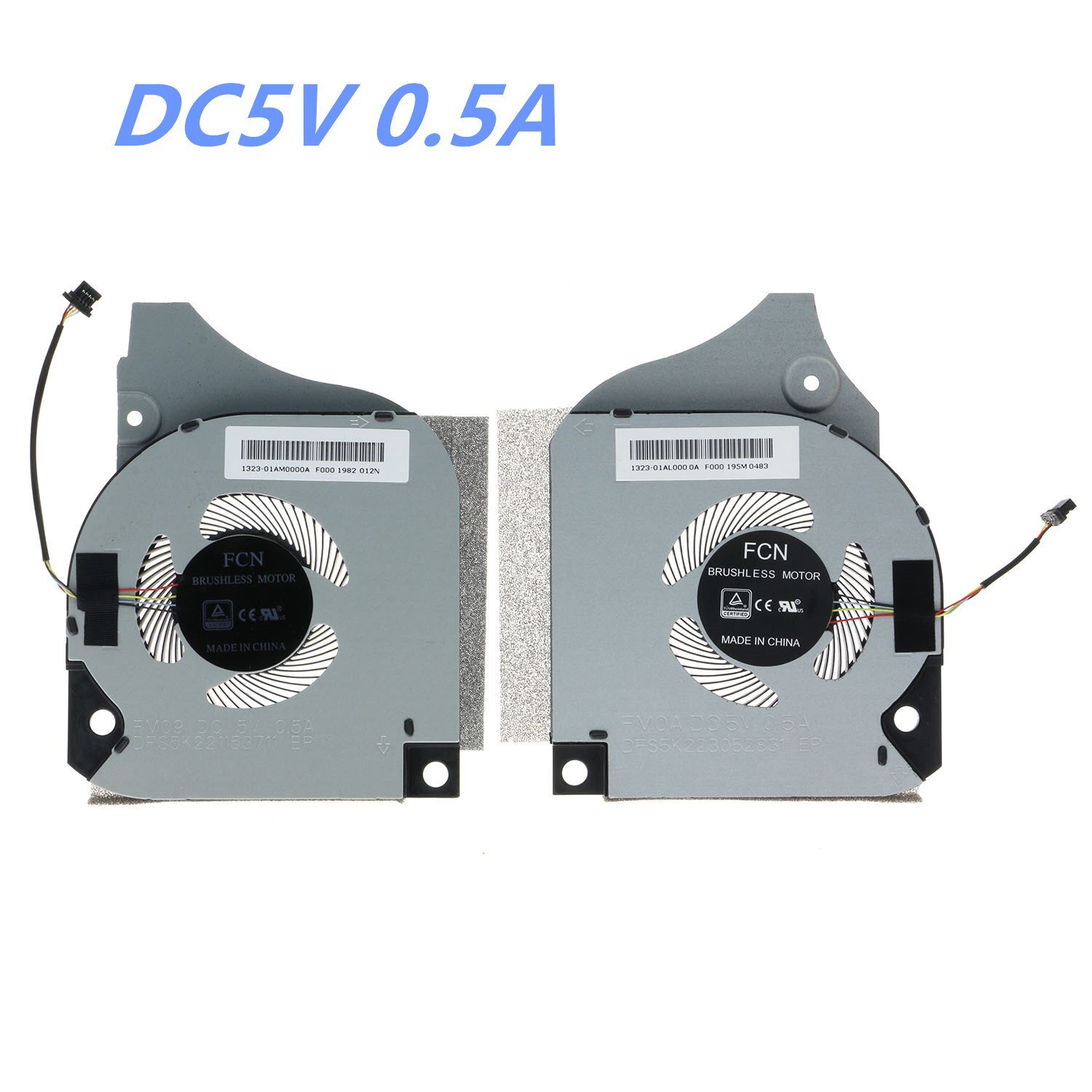 CPU&GPU Cooling Fan For DELL INSPIRON P82F G5-5590 063NYM 0FK2HP