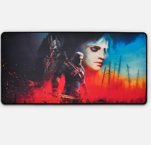 THE WITCHER 3 10TH ANNIVERSARY KEY ART OVERSIZED MOUSE PAD Desk Mat Gerald Ciri
