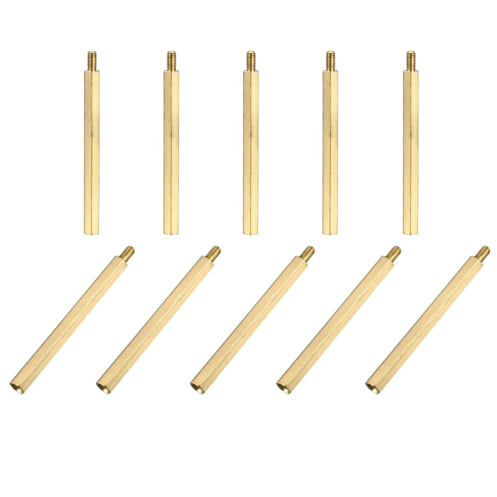 20 Pcs M3 Male x M3 Female Hexagonal Thread PCB Standoff Spacer 50mm Body