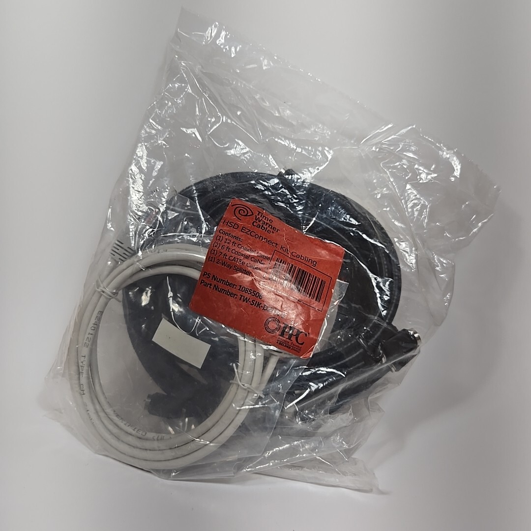 Time Warner Cable HSD EZConnect Kit Cabling PS # 1085506 NEW