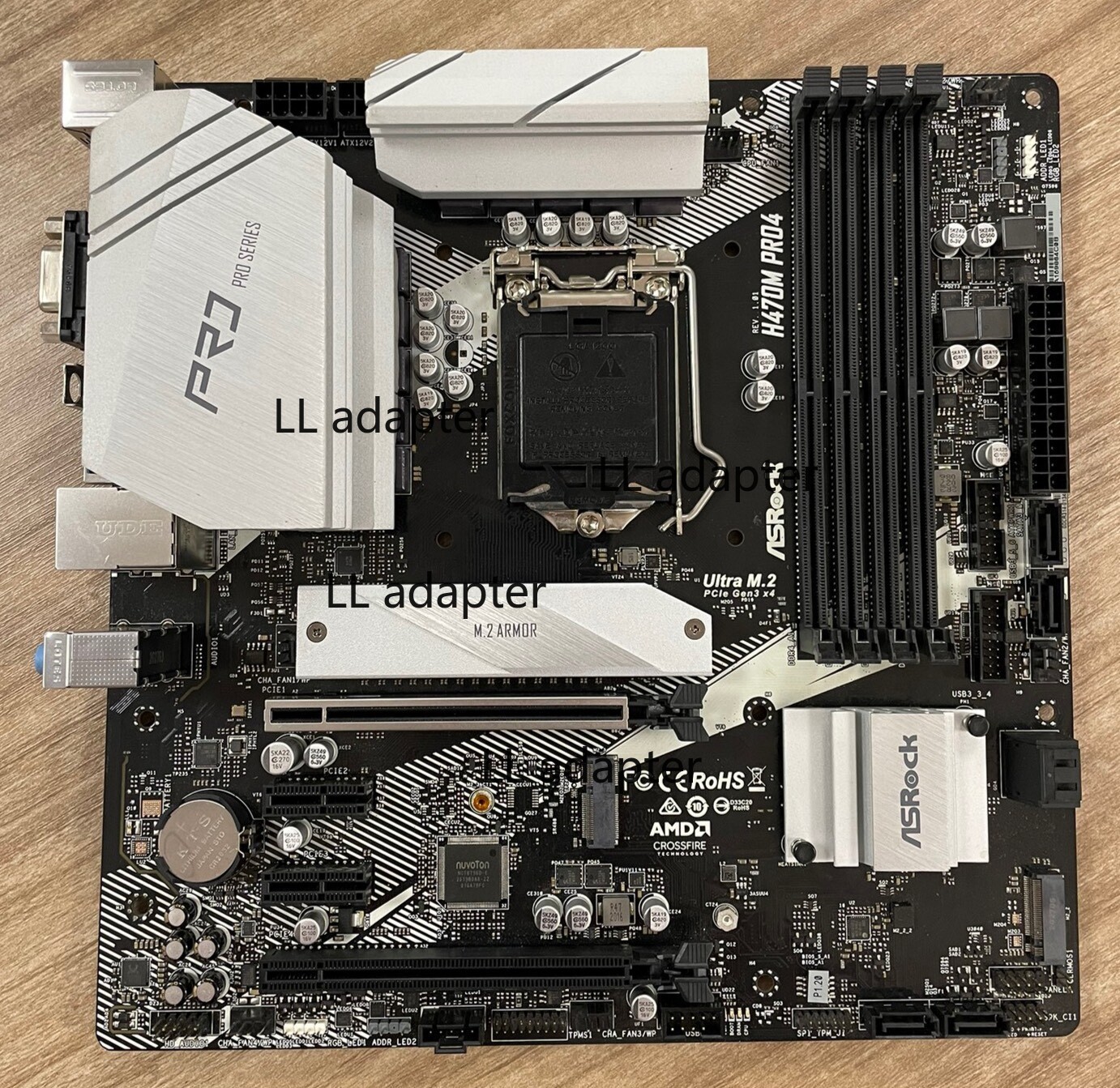 FOR ASROCK H470M PRO4 DDR4*4 LGA 1200 128GB Micro ATX Motherboard Test OK