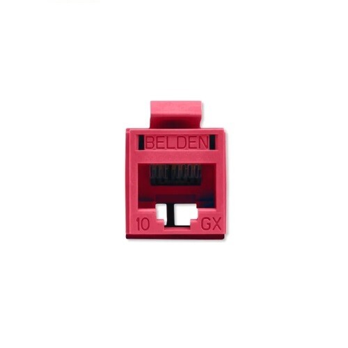Belden Belden RVAMJKURD-S1 REVConnect 10GX UTP T568A/B Red Modular Jack