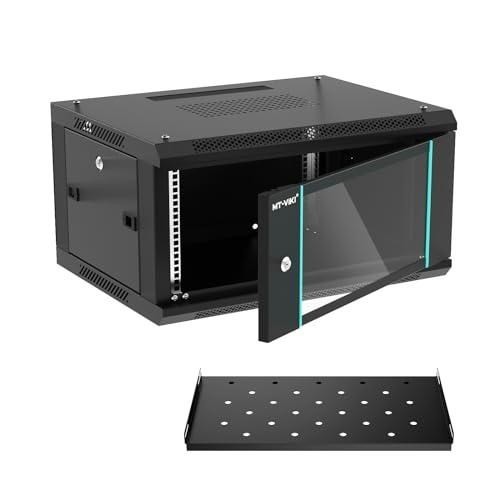 MT-VIKI 6U Wall Mount Server Cabinet Network Rack Vented Enclosure, 0.8mm