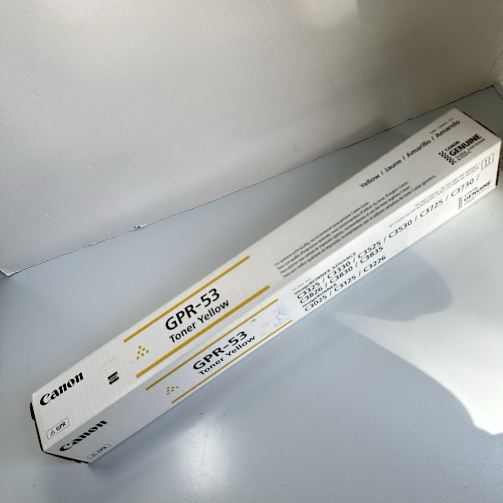 Canon GPR-53 Yellow Toner Cartridge 8527B003[AB] Factory Sealed