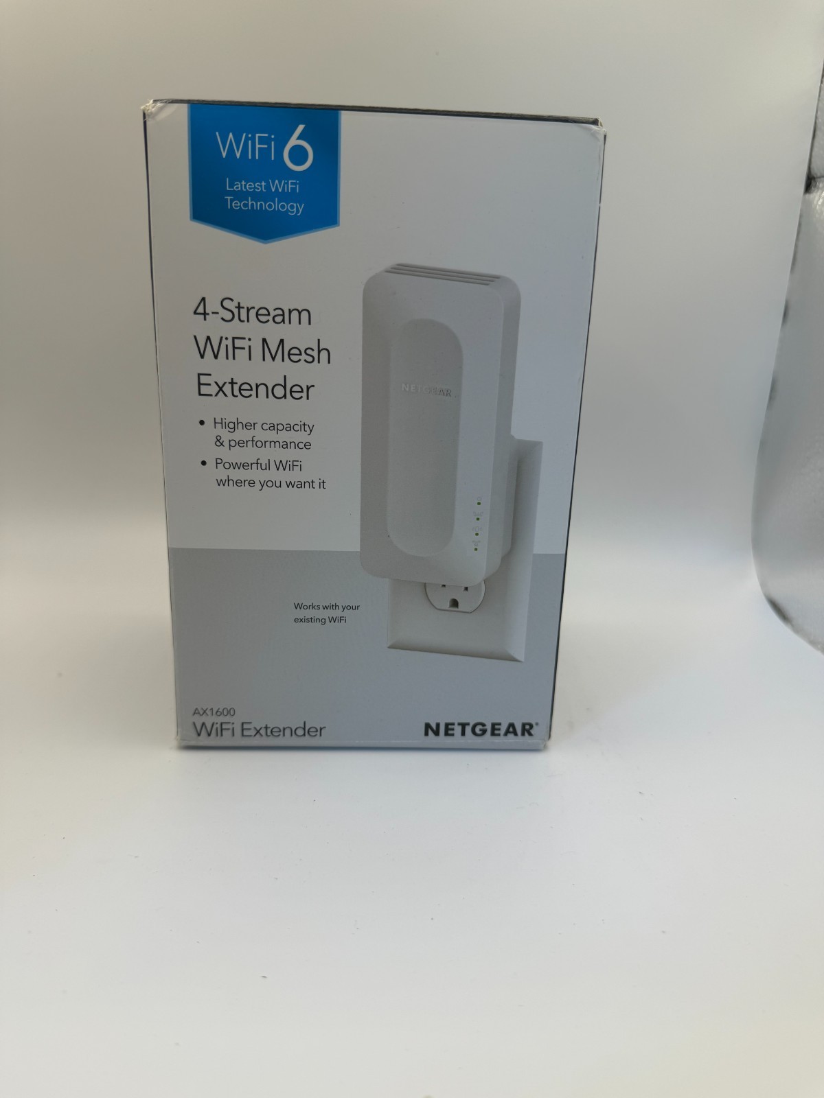 NETGEAR AX1600 WiFi 6 Mesh Extender – 4-Stream – Dual-Band