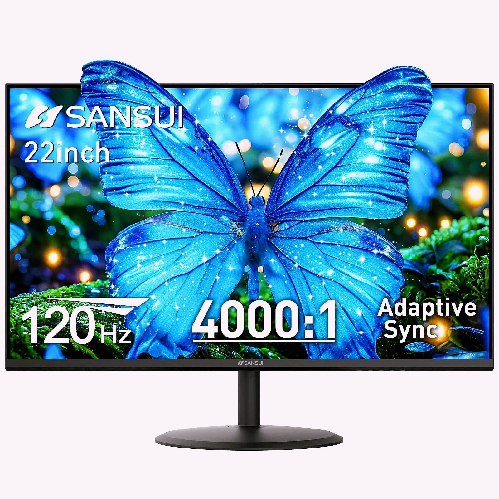 SANSUI 22" Full HD 1080p 120Hz Computer Monitor Eye Care Adaptive Sync~ES-22X3AH