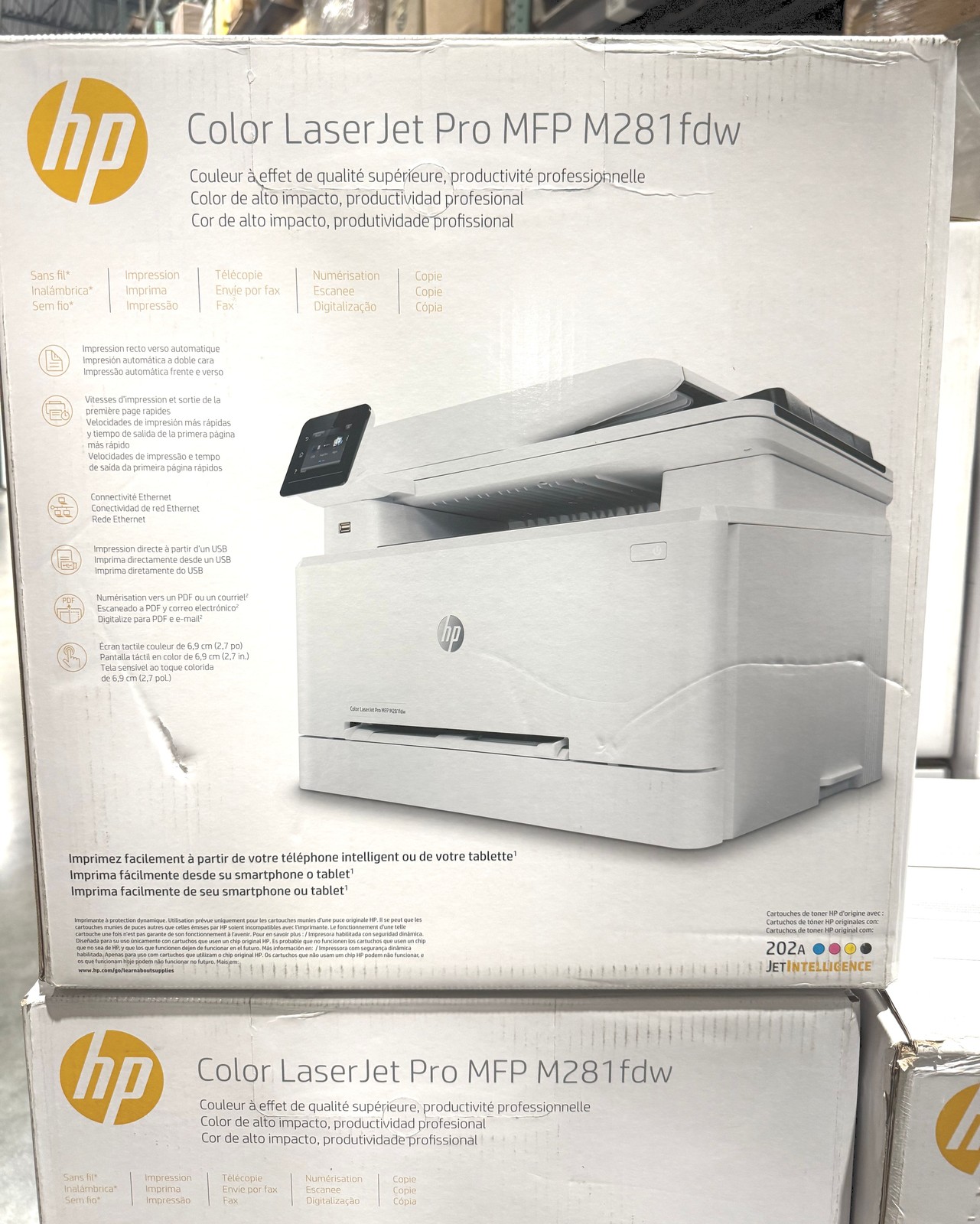 HP T6B82A Color Laserjet M281FDW MFP - NEW