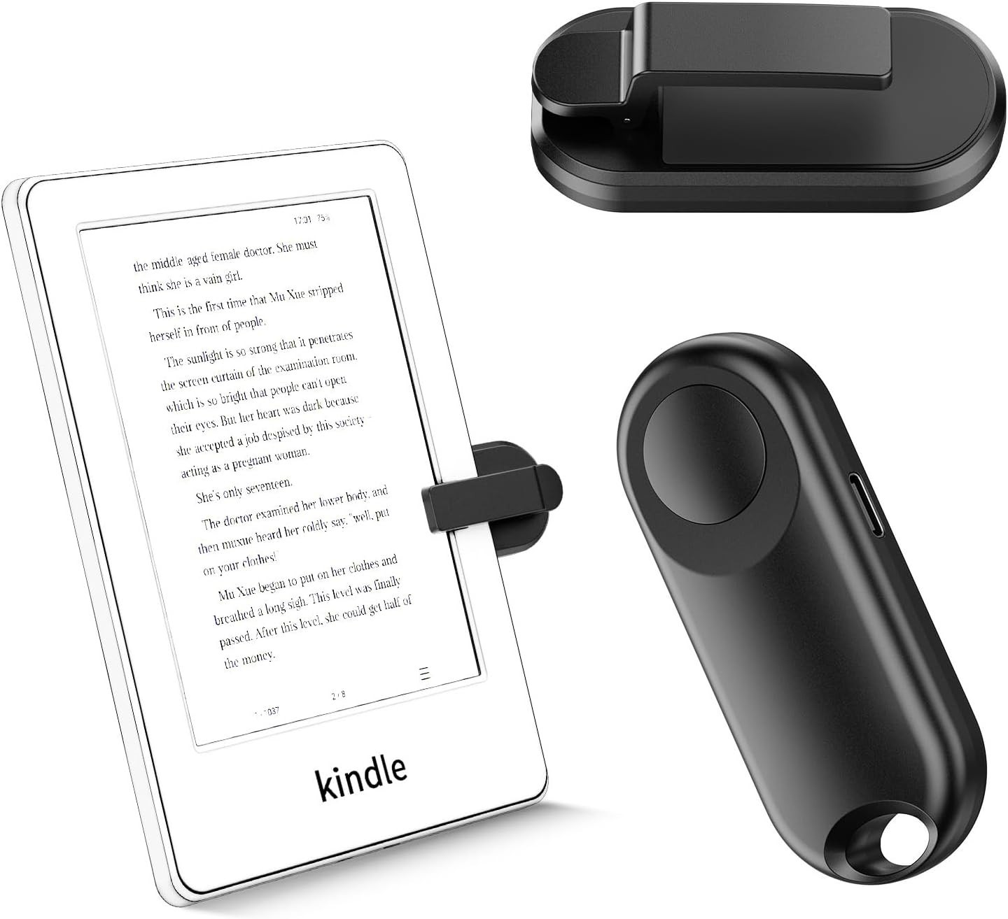 Sycelu RF Remote Control Page Turner for Kindle Paperwhite Kindle Accessories