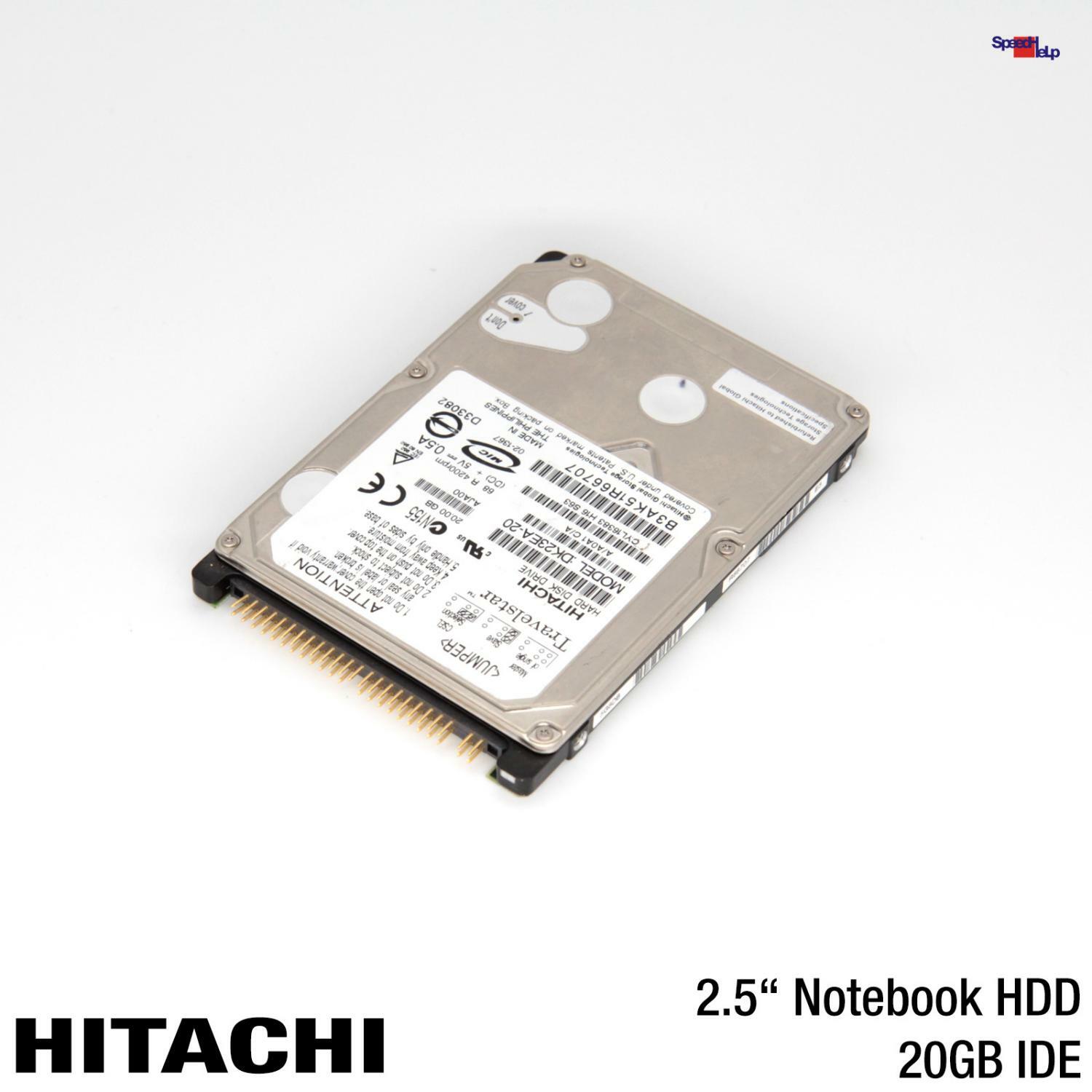 IBM Hitachi DK23EA-20 20GB 2.5" Inch Notebook Laptop HDD Hard Disk