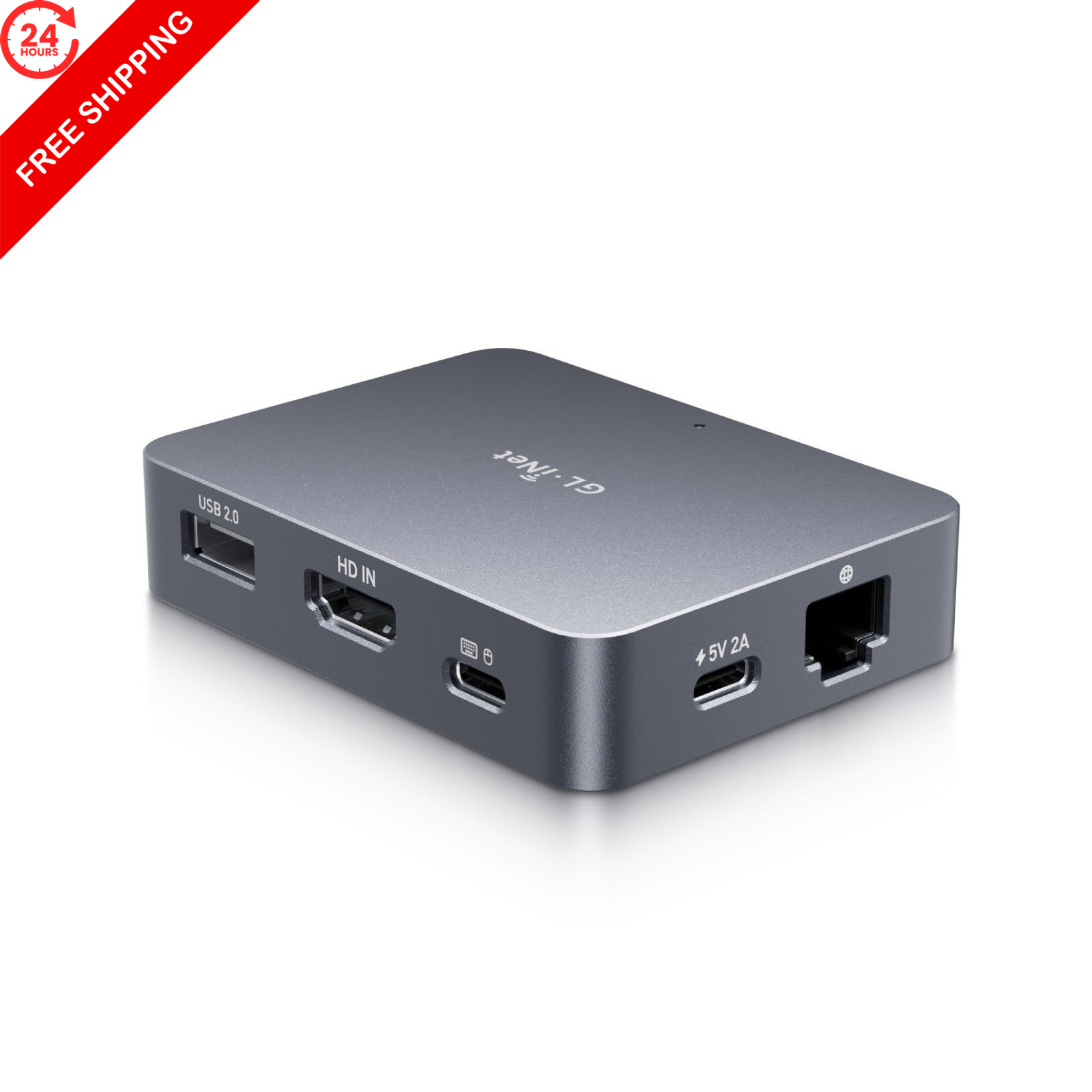 GL.iNet Comet GL-RM1 Remote KVM, 4K 30Hz, BIOS Control, Tailscale black