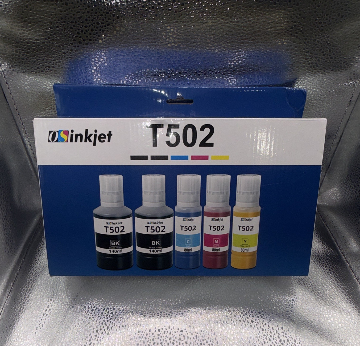 OSinkjet T502 Ink Bottle Refill Set BK/C/M/Y for Epson EcoTank ET-2760/2850