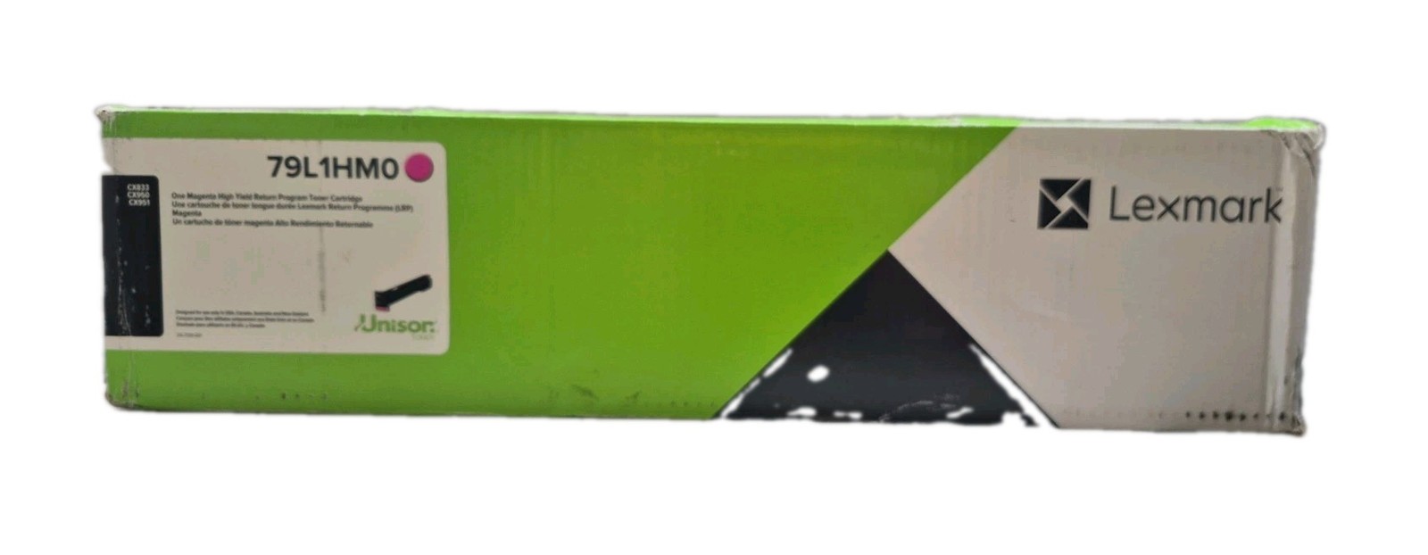 Genuine Lexmark 79L1HM0 Magenta Extra High Yield Toner NEW Open Box