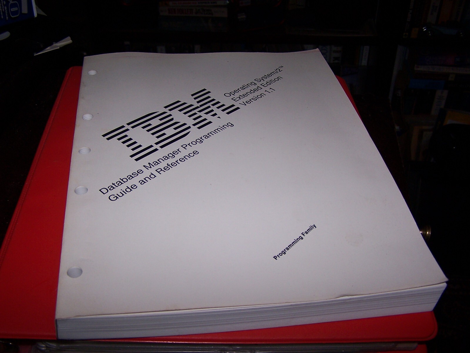IBM Operating System/2 Version 1.1 Database Manager and Progtamming Guide