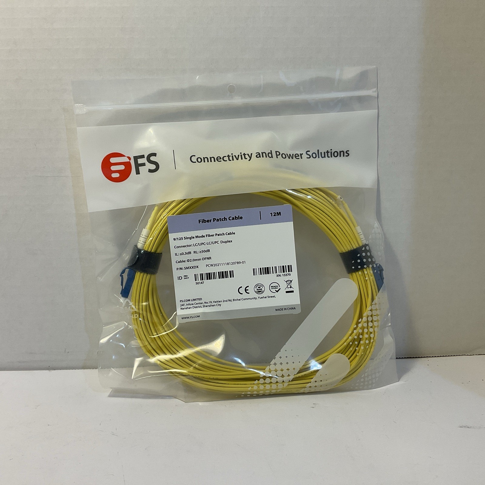 Fs.com Smxxdx Connectivity And Power Solutions Fiber Patch Cable