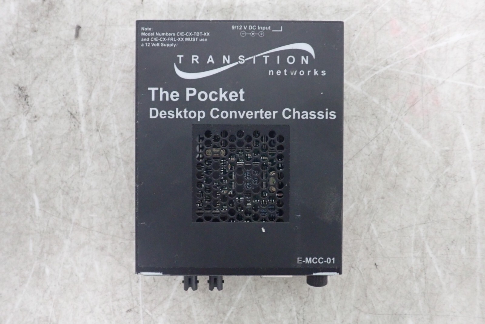 Transition Networks The Pocket Desktop Converter Chassis E-MCC-01 C/E-CX-TBT-XX