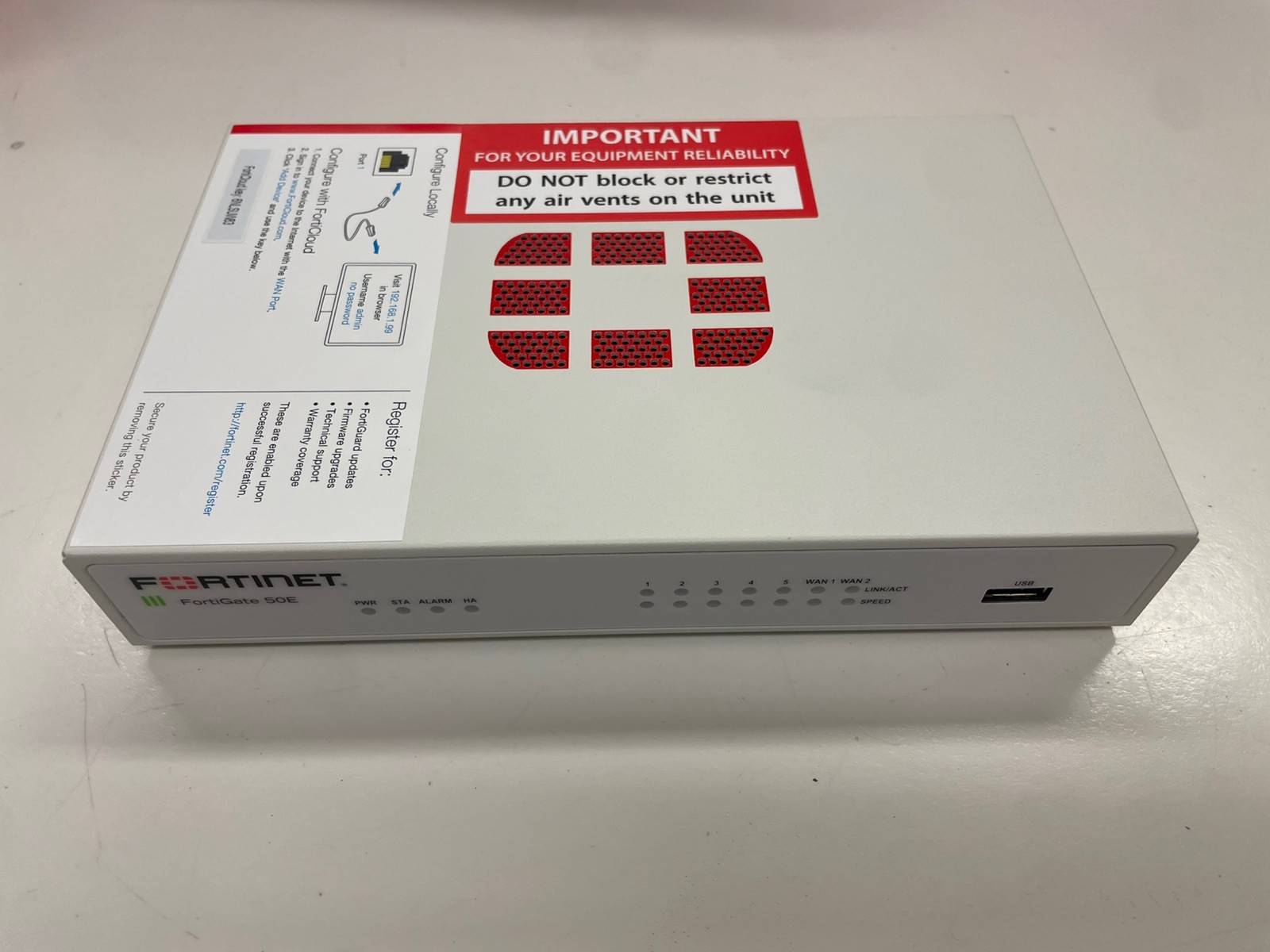 Fortinet Fortigate 50E Firewall