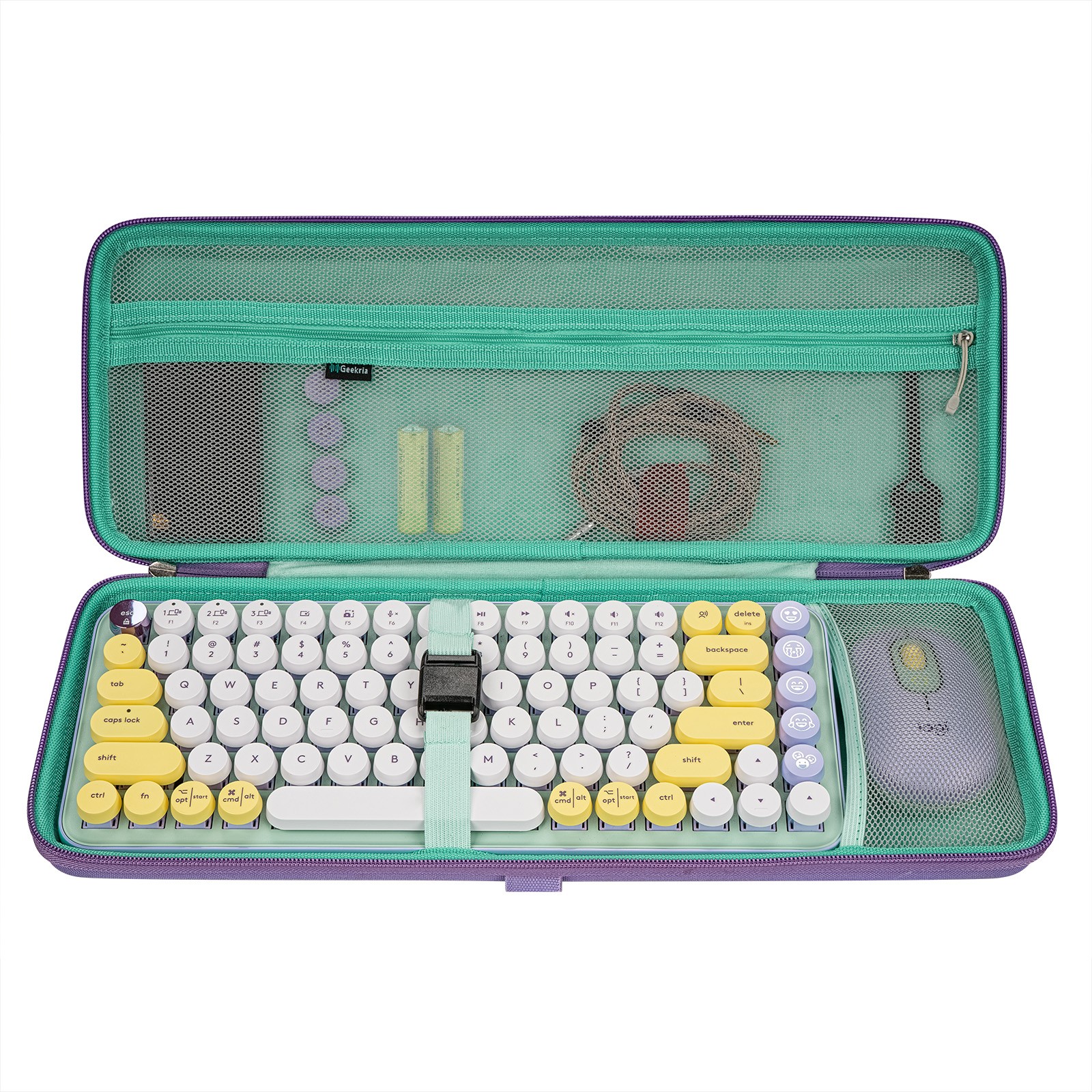 Geekria Keyboard Case, Compatible with Logitech POP Keys Mechanical Wireless