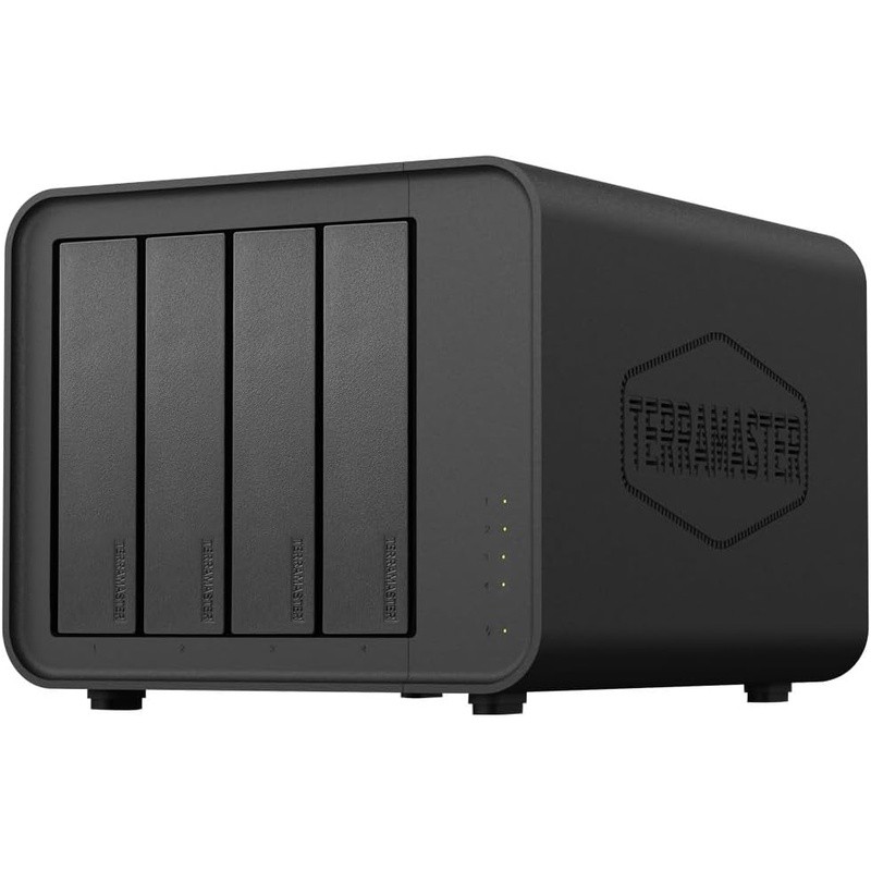 USB 3.2 4-Bay Hard Drive Enclosure Tool-Free Hot Swap High-Speed Storage 10Gbps