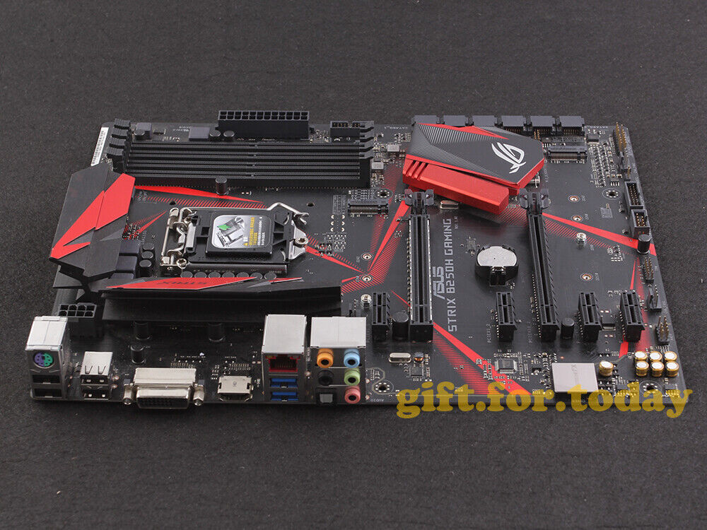 ASUS STRIX B250H GAMING LGA 1151 Intel B250 PCI-E *6 ATX Motherboard With I/O