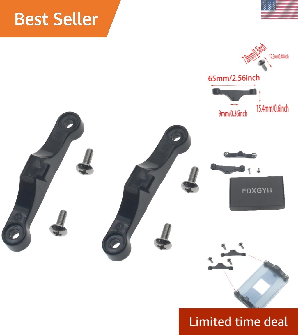 Compact Plastic CPU Fan Support Bracket Set - 4 Pcs for AM4/AM5 Compatibility