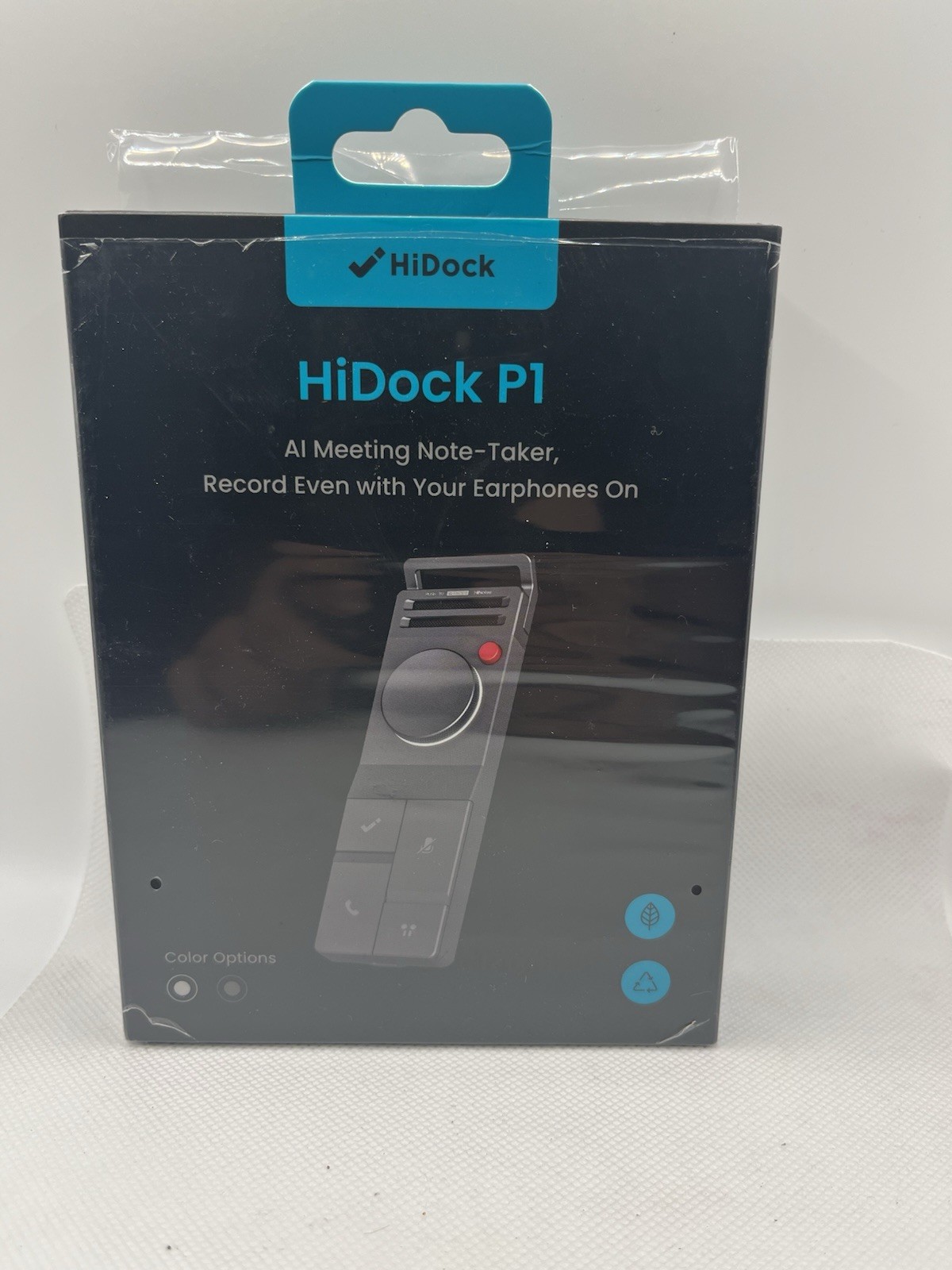 +HiDock P1 - AI Voice Recorder for Meeting Anywhere Color Gray/ New Open Box