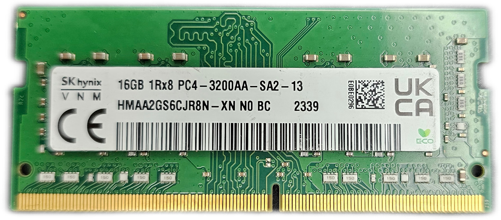 SK HYNIX 16GB DDR4 3200MHz PC4-25600 SO-DIMM 260-Pin Laptop RAM MEMORY