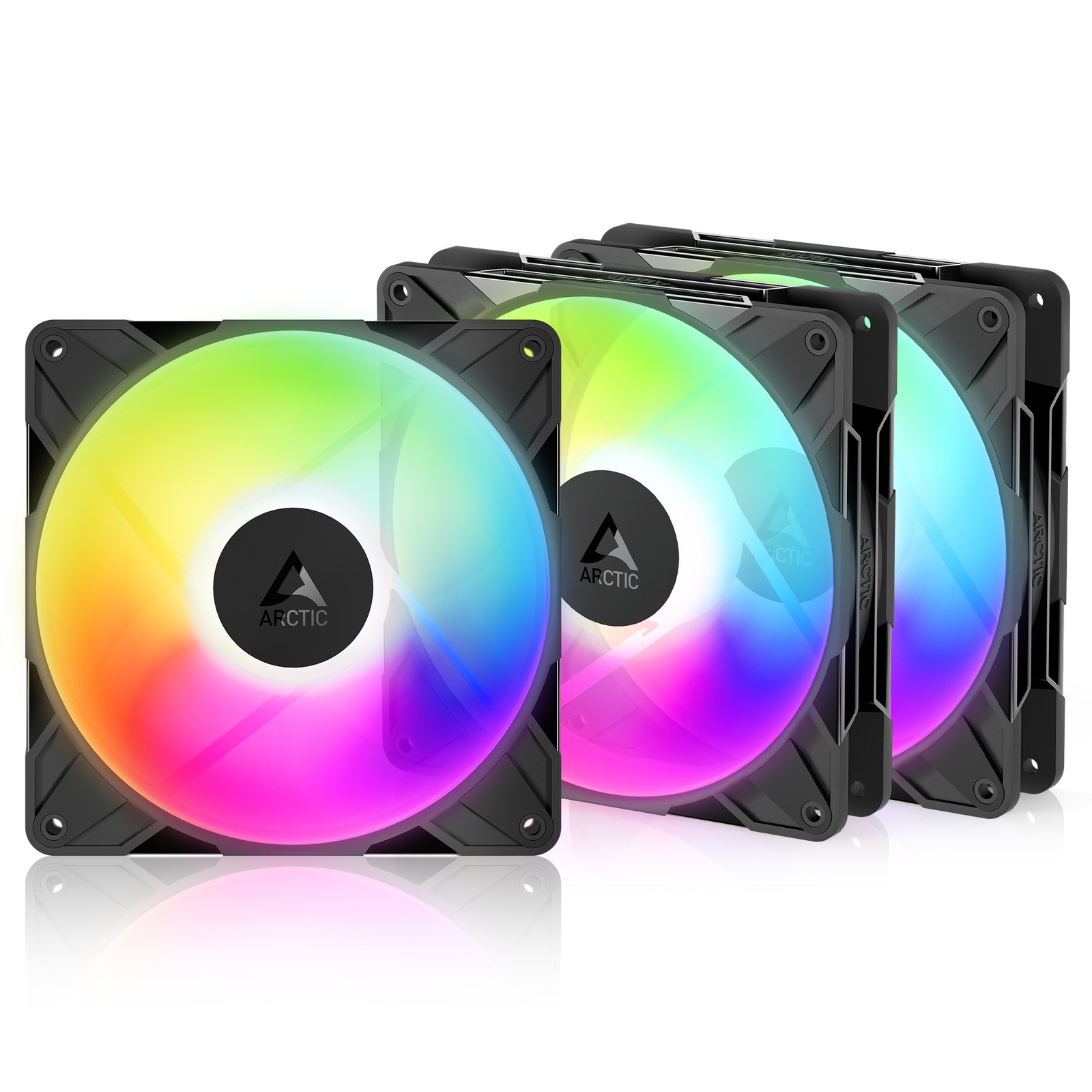 ARCTIC P14 Pro Reverse A-RGB (3 Pack) Case Fan 140mm Inverted Flow B-Stock