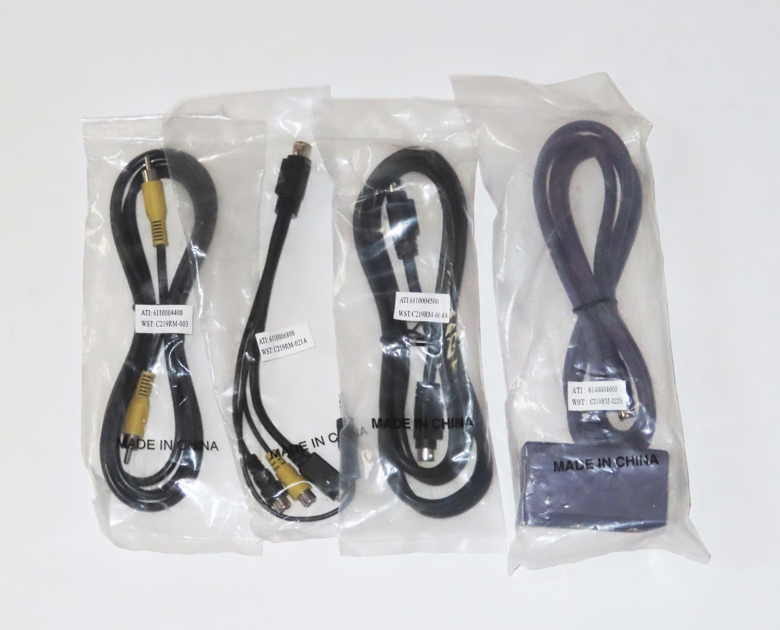 Original ATI All-In-Wonder Video Card Accessory Cables Bundle — Brand NEW Sealed