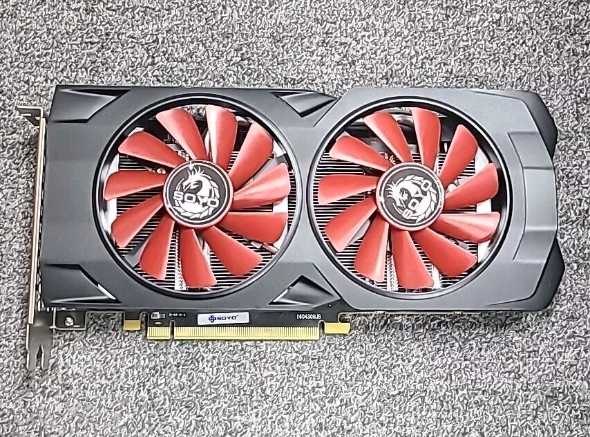 SOYO Monarch Dragon Gaming Graphics Card RX580 2048SP 8G 