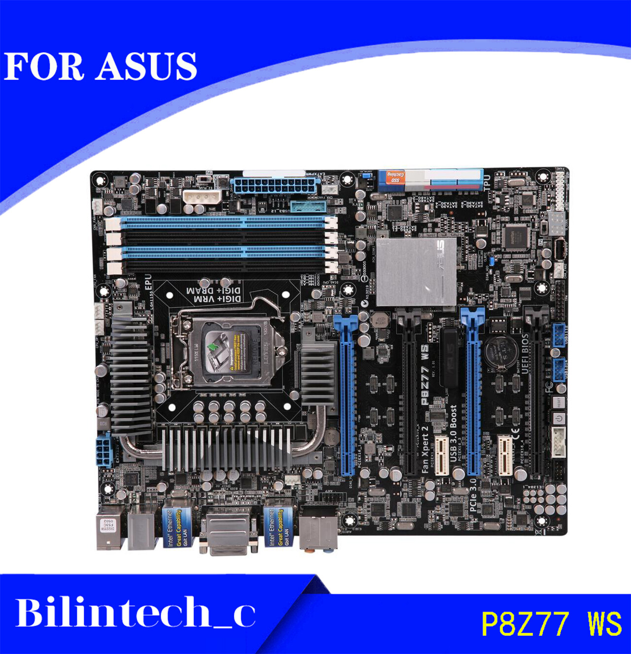 FOR ASUS P8Z77 WS 32GB Z77 LGA1155 DDR3 ATX standard Motherbroad Test ok