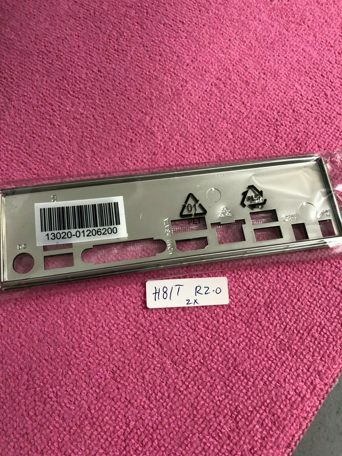 ASUS IO SHIELD for ASUS  H81T , H81TSM ,  H81T R2.0