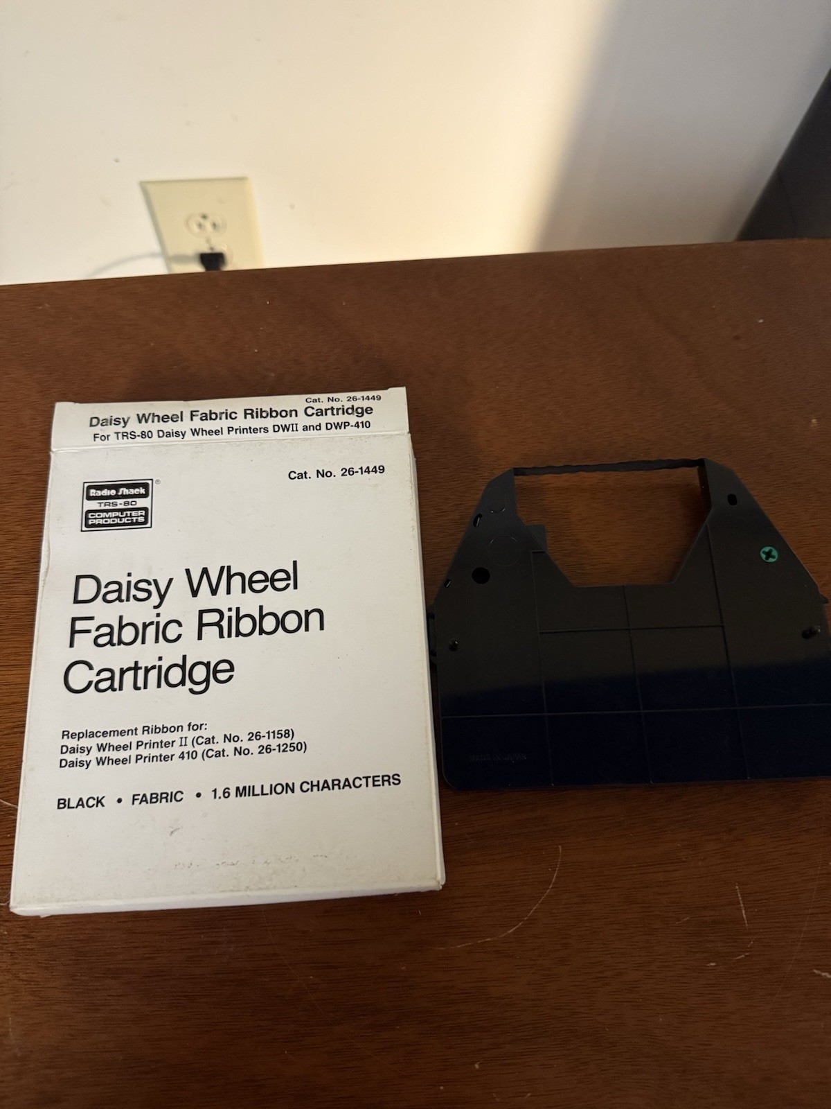 Tandy Daisy Wheel Ribbon Cartridges Printer II 410 510 TRS-80 26-1419 Black. J1