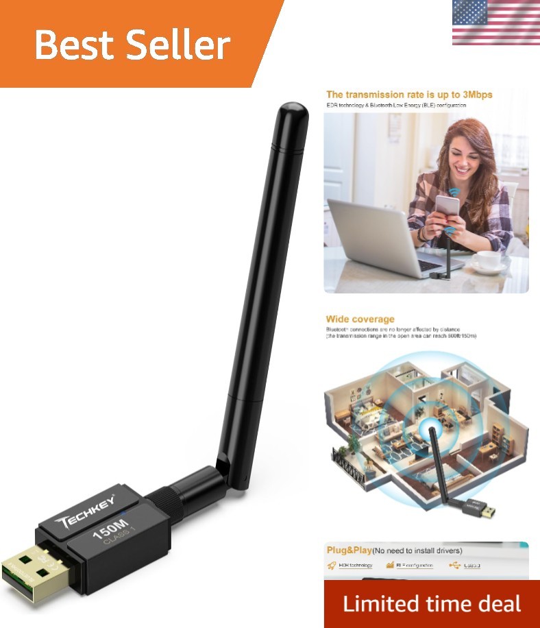 Enhance Your Connectivity: USB Bluetooth 5.4 Adapter for Windows 11/10/8.1