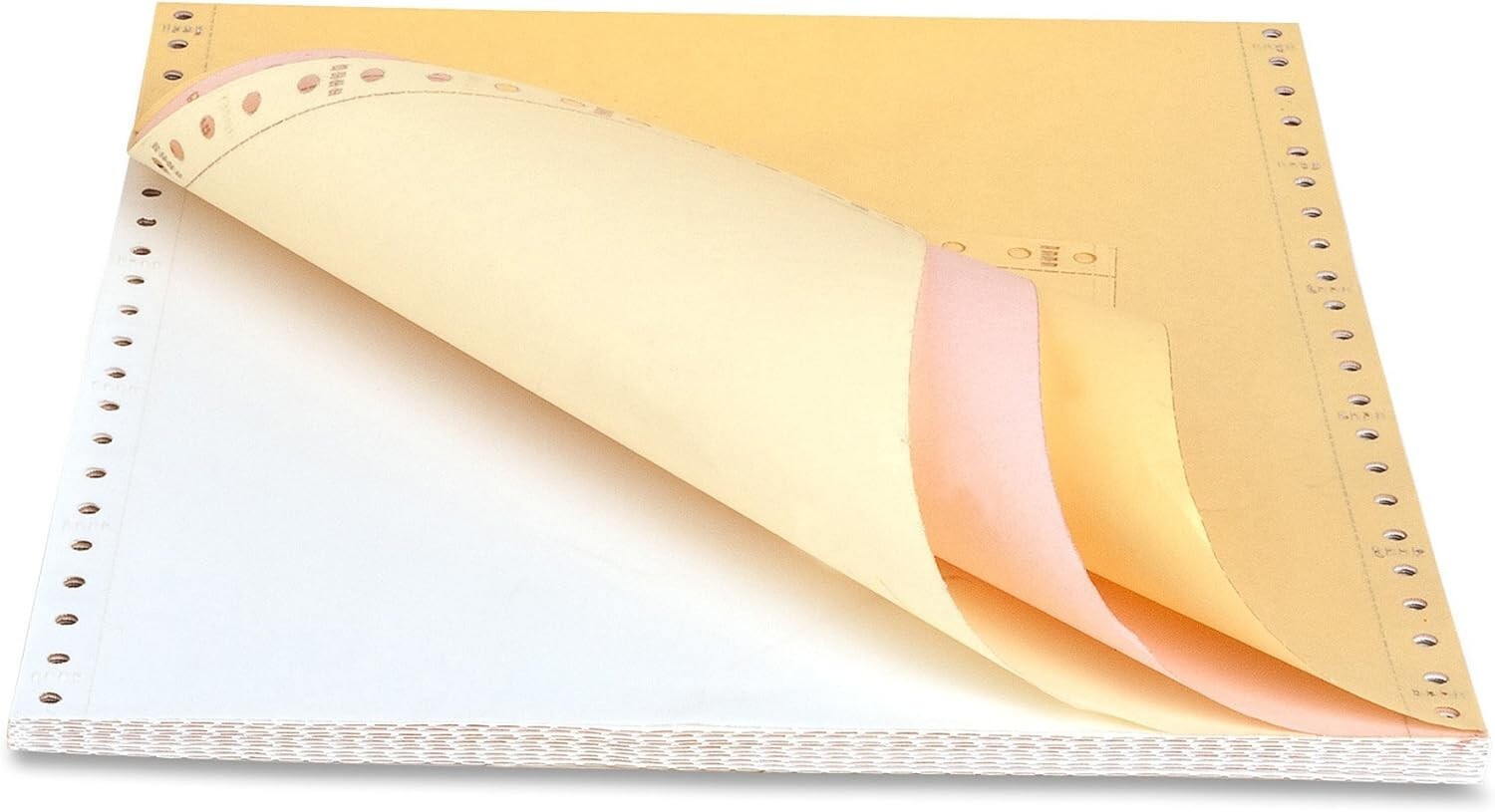 Sparco Computer Ppr Multipart 4-Parts 9-1/2"x11" 900/CT WE/YW/PK/GD 01386