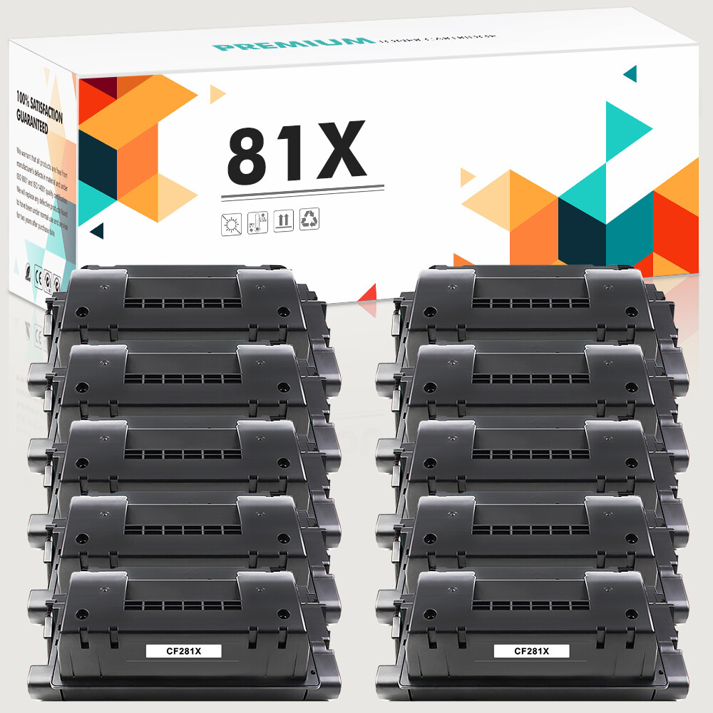10PK CF281X 81X Toner Compatible For HP Laserjet MFP M630f M630h M630z M630dn