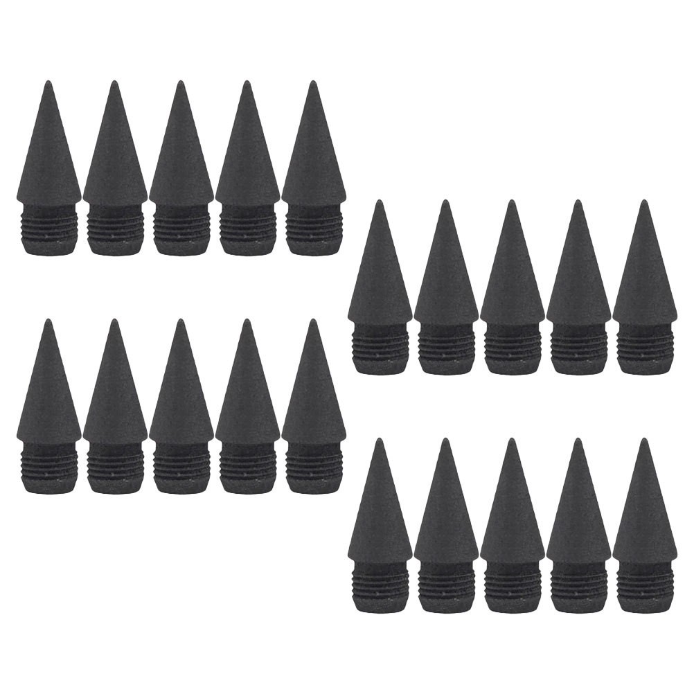 20Pcs Portable Graphite Pencil Replaceable Tips No Sharpening Inkless Writing