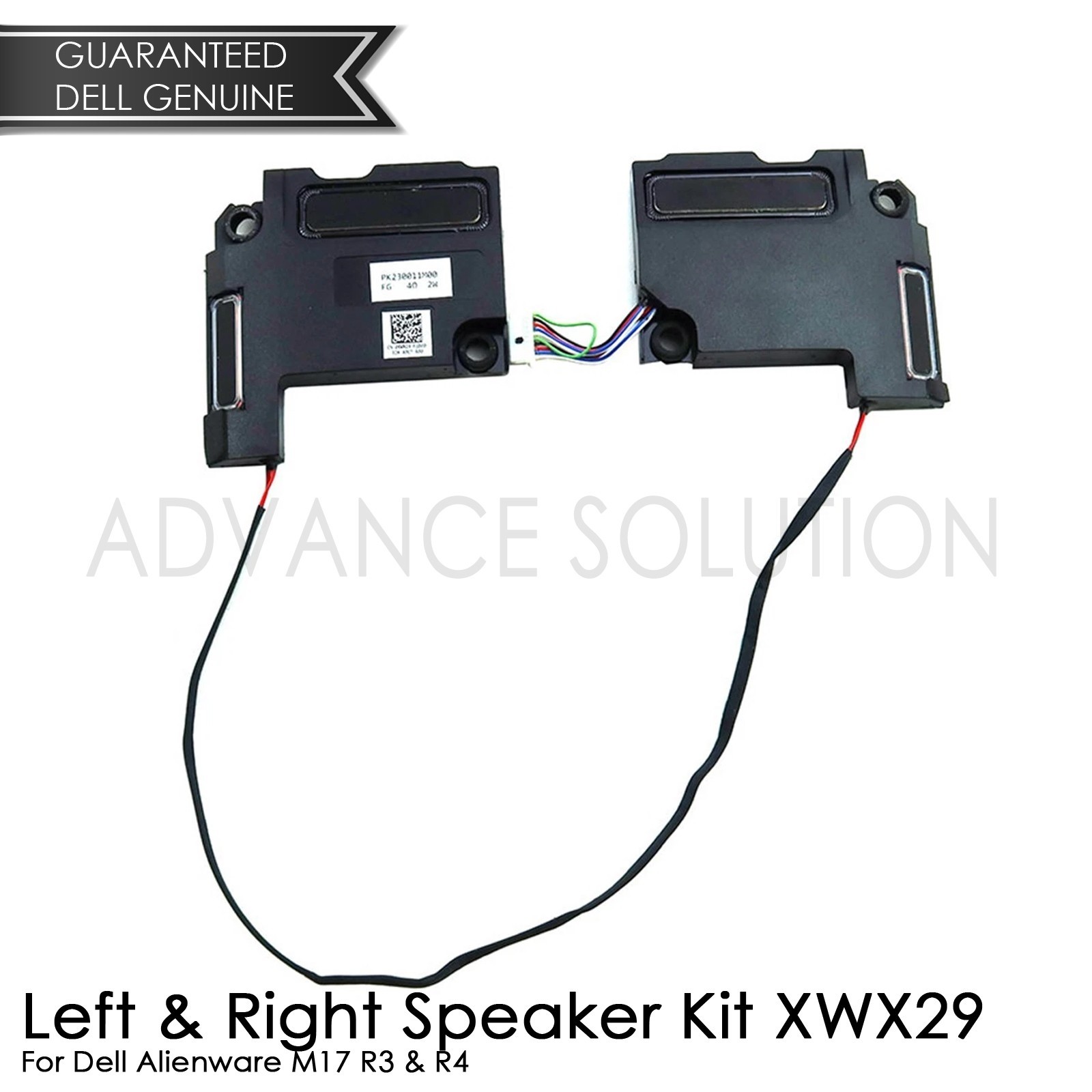 Speaker Kit For Dell Alienware M17 R3 Left & Right Speaker Set PK230011M00 XWX29