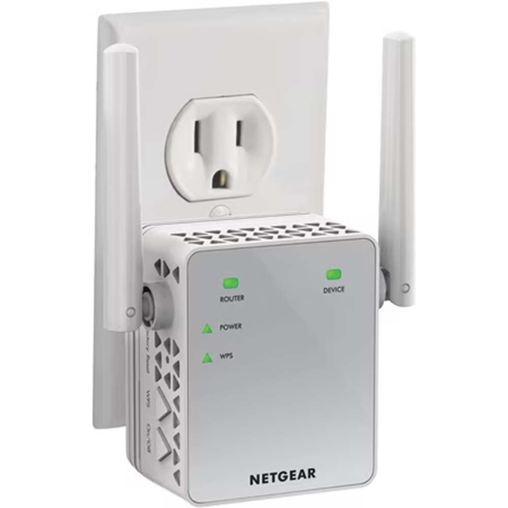NETGEAR AD-ABC26 Wi-Fi Range Extender EX3700, Dual-Band AC750, 750Mbps Speed,