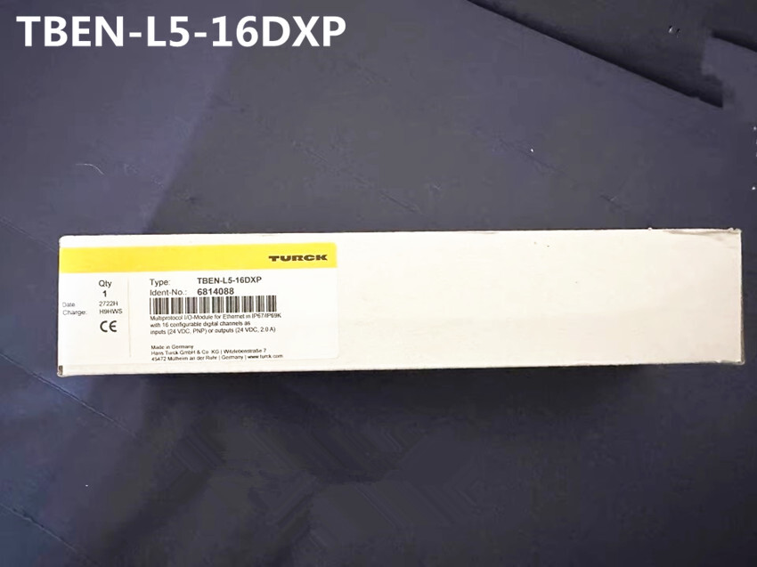 1pcs TURCK TBEN-L5-16DXP 6814088 Configurable I/O Module fedex or DHL