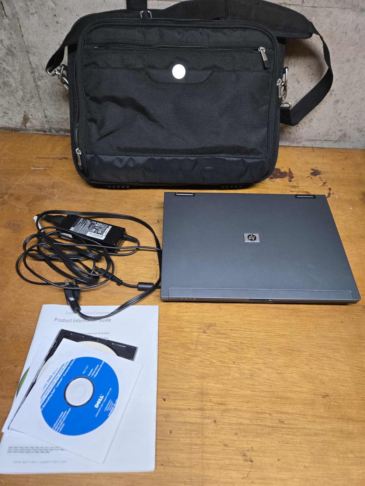 HP Compaq 6910p Computer Package (Untested) With Battery And Bag