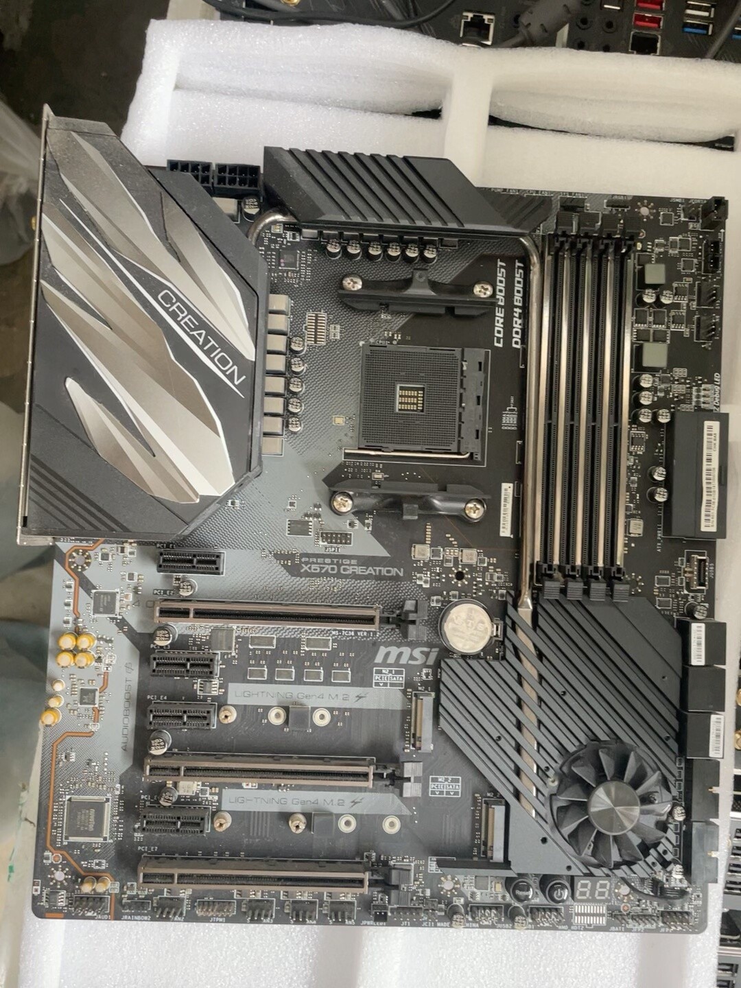 FOR MSI PRESTIGE X570 CREATION AM4 AMD DDR4*4 128GB E-ATX Ｍotherboard Test OK