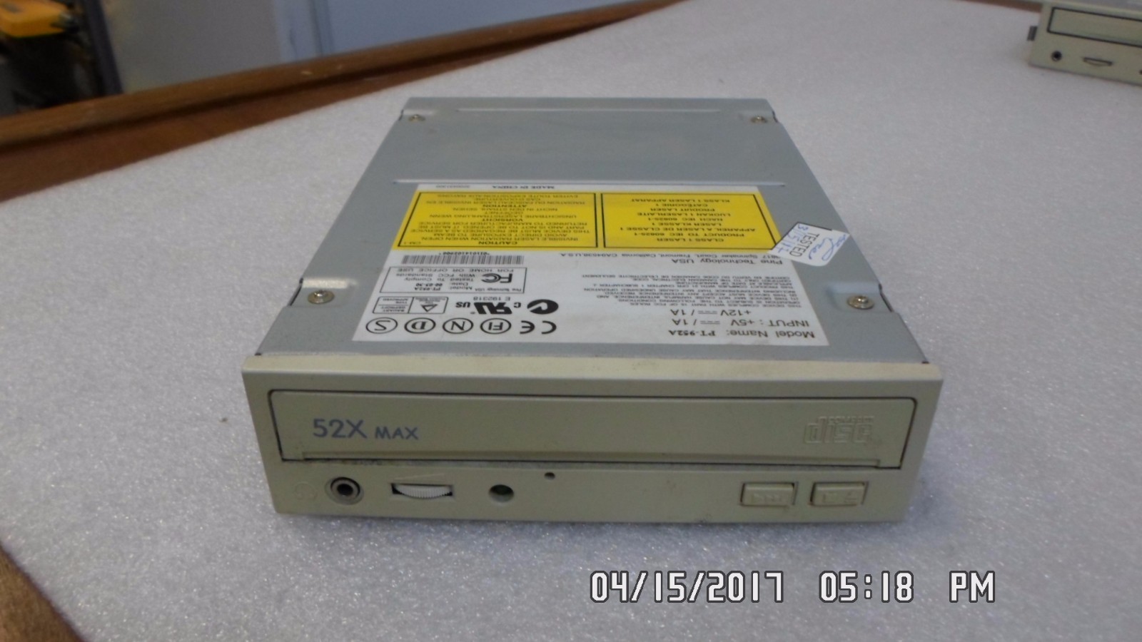 PINE TECHNOLOGY USA 40X CD-ROM DRIVE PT-952A