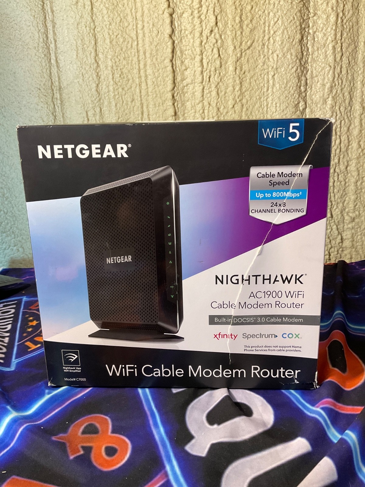 Netgear Nighthawk AC1900 WiFi 5 Cable Modem Router *NEW*