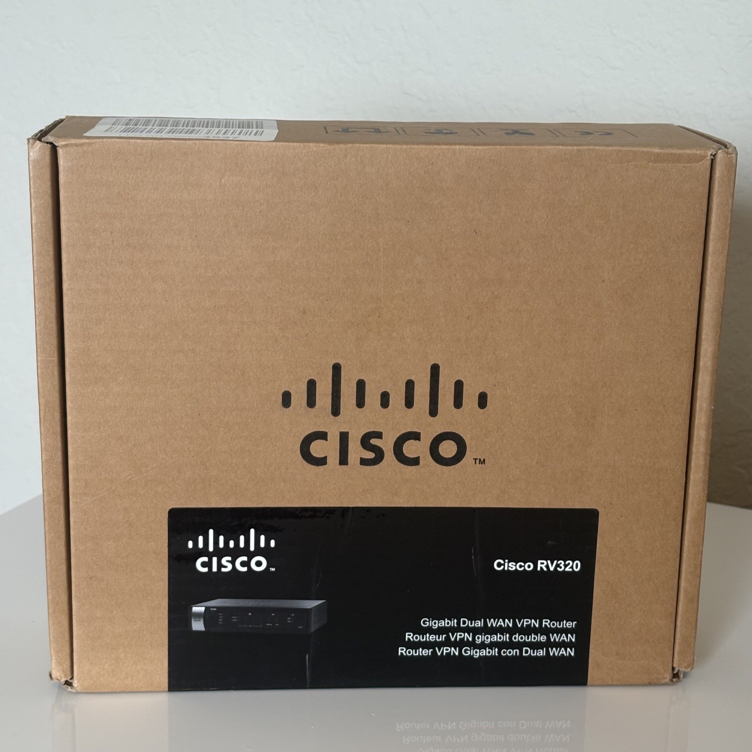 Cisco RV320 Gigabit Dual WAN VPN Router Wired Ethernet Business Network Open Box