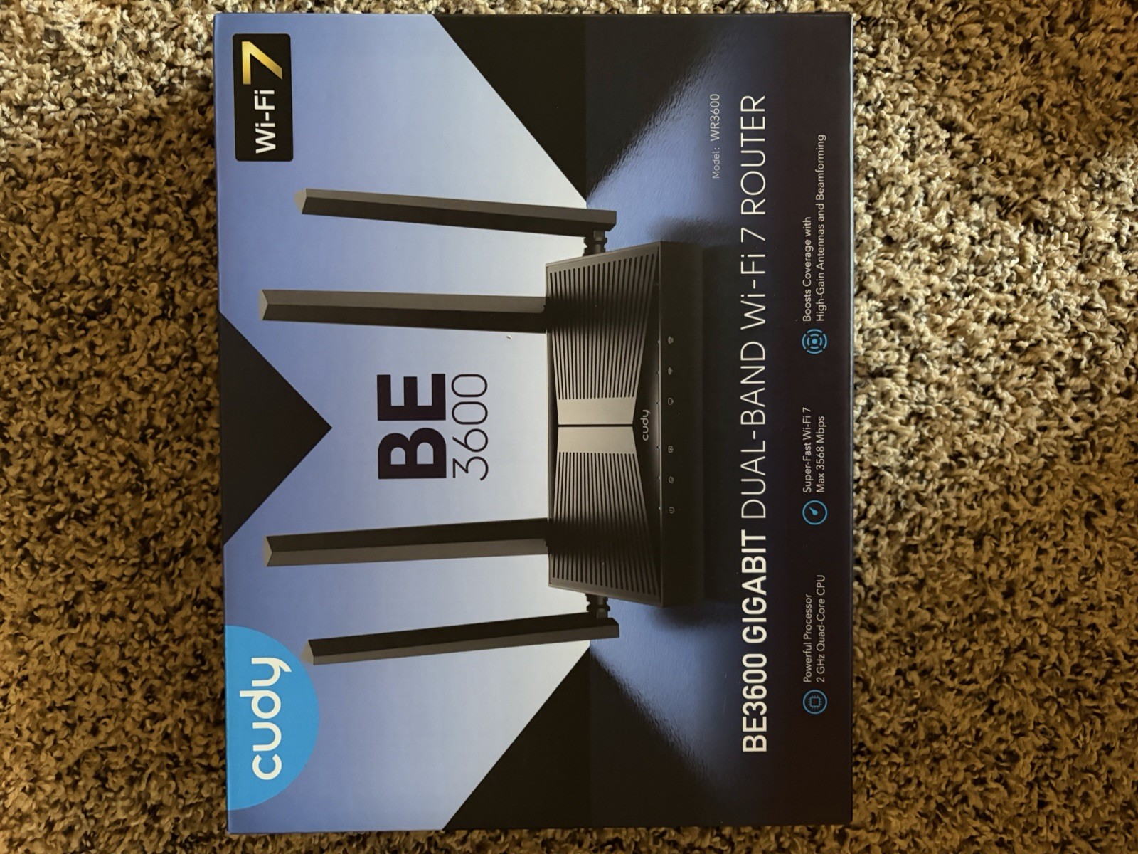 Cudy BE3600 WiFi 7 Router 