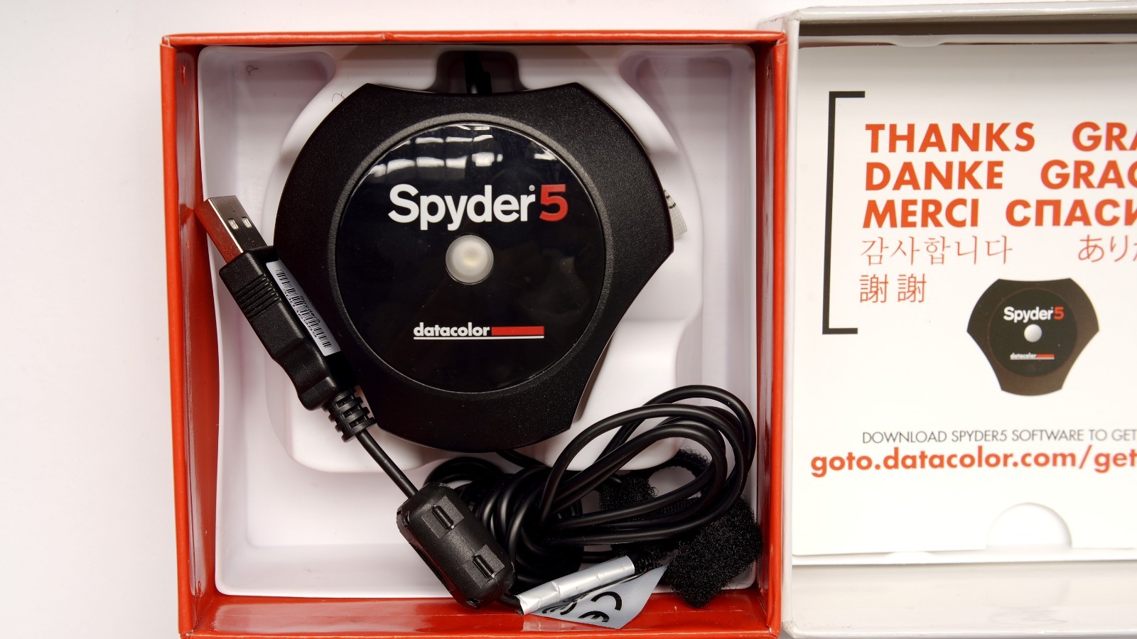 Datacolor Spyder5 Express Monitor Calibration Colorimeter - USB - Boxed
