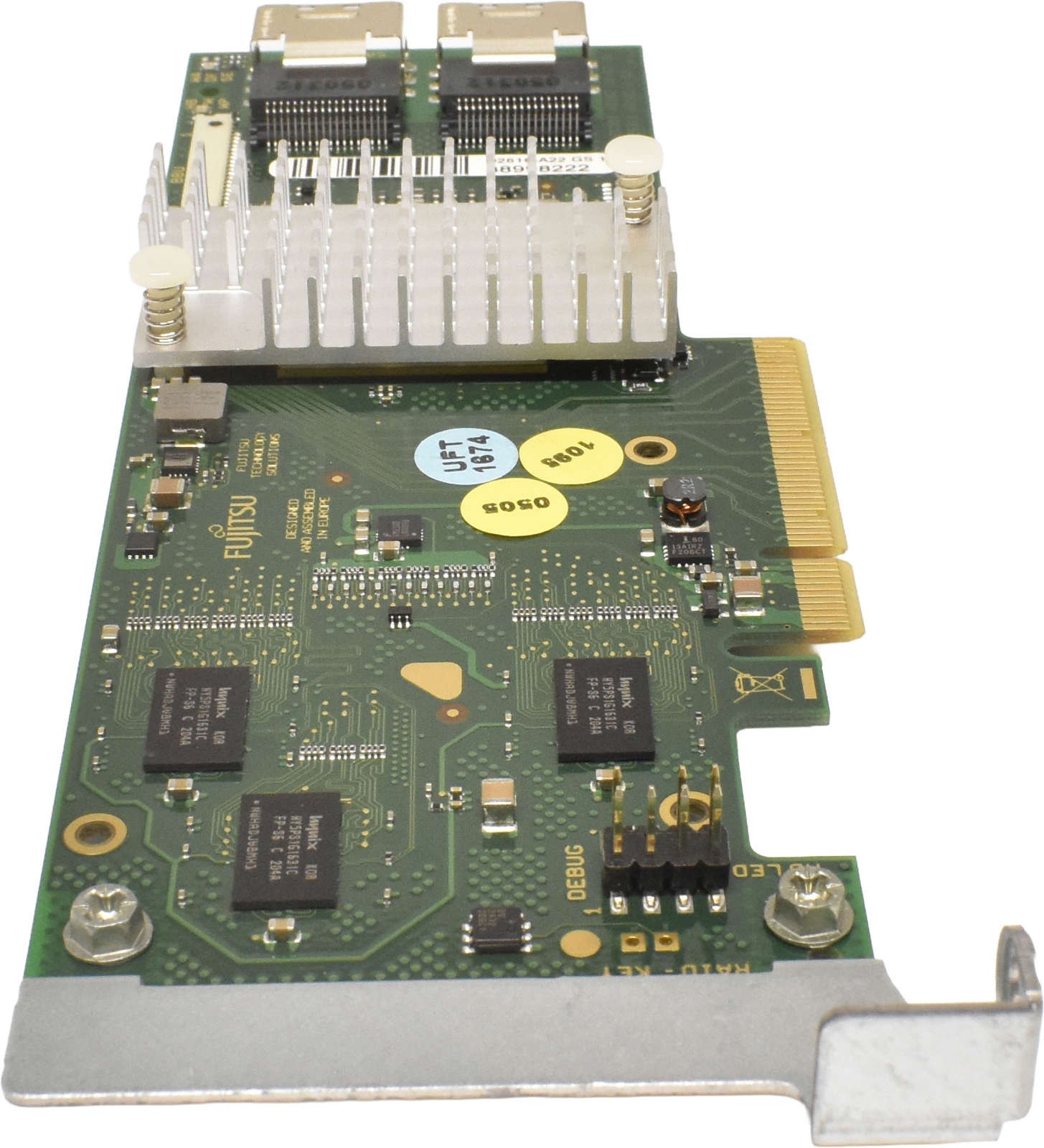 Fujitsu D2616-A22 GS1 6Gb PCle x8 SAS Raid Controller Low Profile