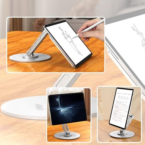 OUDFJASPQ MAGNETIC STAND ONLY FOR IPAD PRO11 INCH M4(2024),360°ADJUSTABLE -